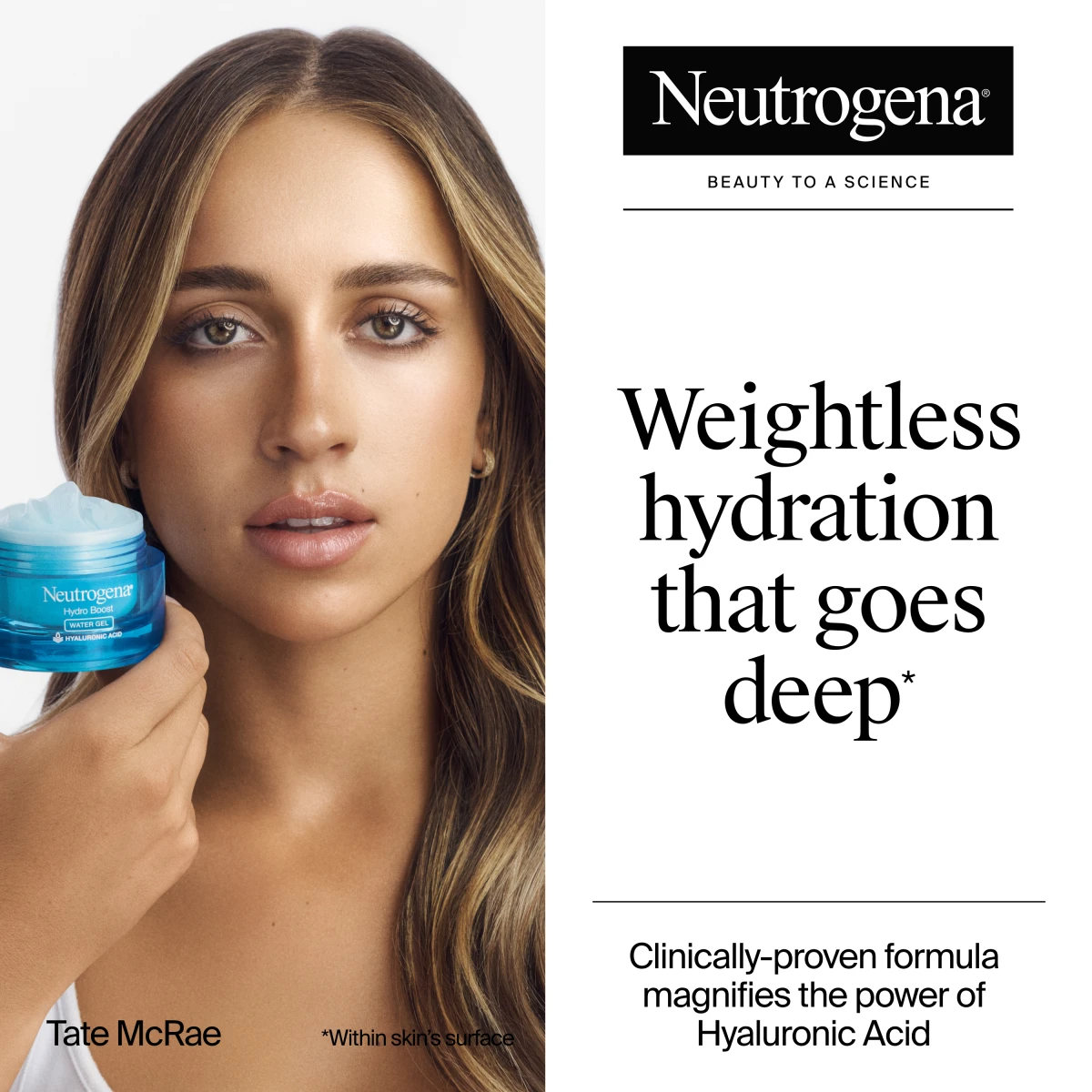 Neutrogena® Hydro Boost Hyaluronic Acid Water Gel with Signature Fragrance 1.7 Oz